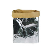 收納袋定制金屬色牛皮紙 整理生活桌面收納袋銀色